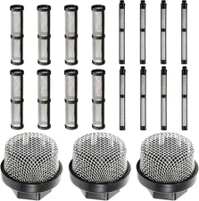 Airless Spray Filter Screen Set, 246385 246384 287032 Black - A Set 