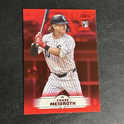 2025 Topps Stadium Club Chase Meidroth Red RC Chicago White Sox 