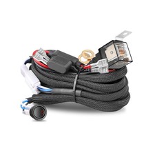 Wiring Harness 2 Lead, Nirider 12V 40A Rocker Switch Relay Fuse Nylon Wiring ...