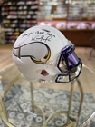 Vikings Randy Moss "Straight Cash Homie" Authentic Signed Speed Helmet Visor BAS