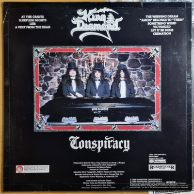 VG+ / KING DIAMOND - Conspiracy [ 1990 Korea Orig 1st LP Vinyl ] w