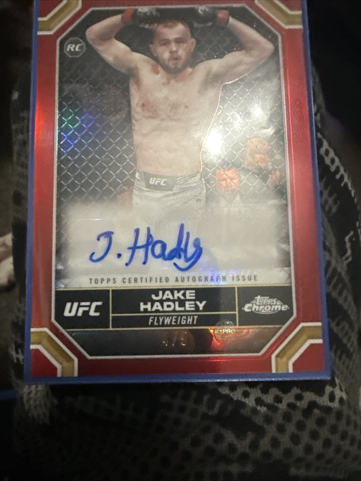 2024 Topps Chrome Jake Hadley RC Red Reflector 4/5 Auto Mint eBay