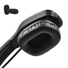 For BlueParrott B450-XT B450XT Headset Replacement Ear Pads with Mic Cover Black