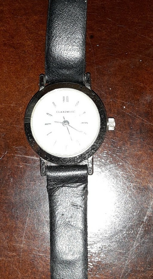 Claremont Quartz Ladies Watch with a Black Band eBay