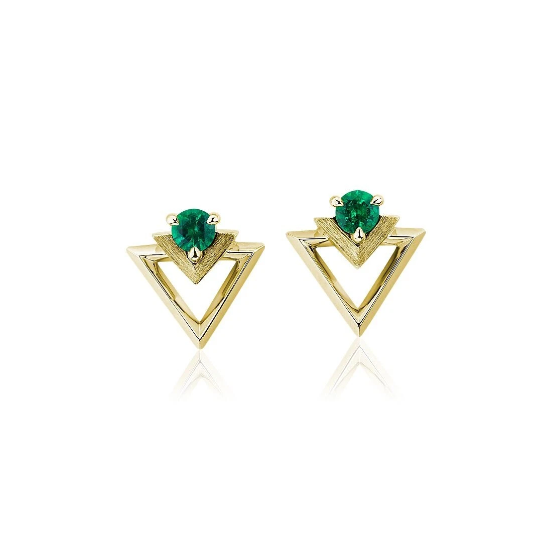 Blue nile cheap emerald earrings