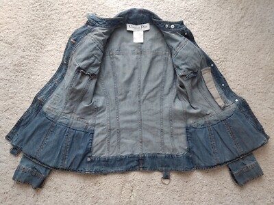 Christian Dior BY JOHN GALLIANO Vintage Denim Jean Blazer Jacket