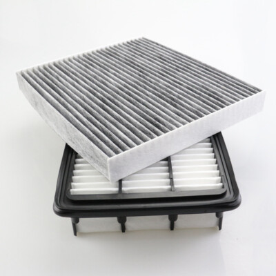 For Hyundai Santa Fe 2007-2009 V6 2.7L 3.3L Engine and Cabin Air Filter Element