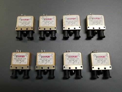 RF SMA Latching Relay, Sage S02-S521M-1100 (x8)