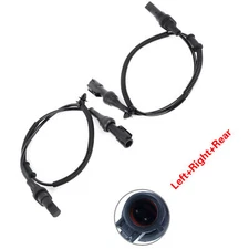2 Pcs Rear Left & Right ABS Sensor for 2005-2010 Ford Mustang 2010 Dodge Journey