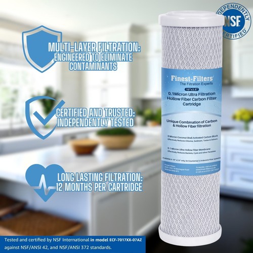 Countertop Water Filter Multi Stage Stainless Steel Countertop Filter System - Picture 3 of 4