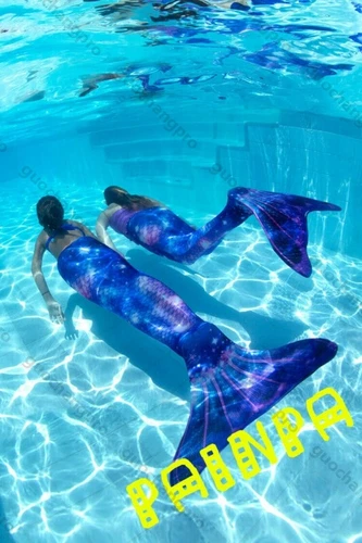 Mermaid Tail Adult Swimsuit Parent-Child Kid Women Swimsuit Clothing Swimwear UK - Picture 7 of 44