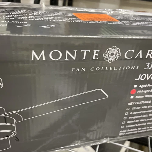 Generation Lighting Fans Jovie 58" LED Ceiling Fan, Black/Walnut - 3JVR58MBKD - Picture 6 of 10