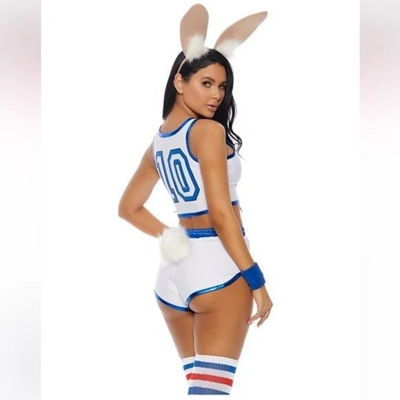 Disfraz Forplay Bunny Squad Sexy Personaje de Película Adulto Mujer Talla S/M Foto 3 de 4