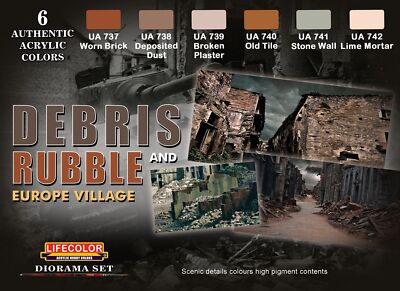 Lifecolor CS31 -  Debris and Rubble Europe Village - Neu