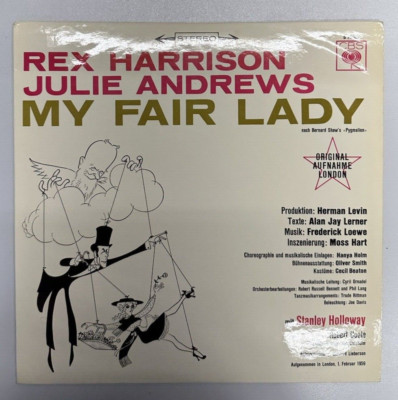 LP - Rex Harrison, Julie Andrews   My Fair Lady - Musical - 1959
