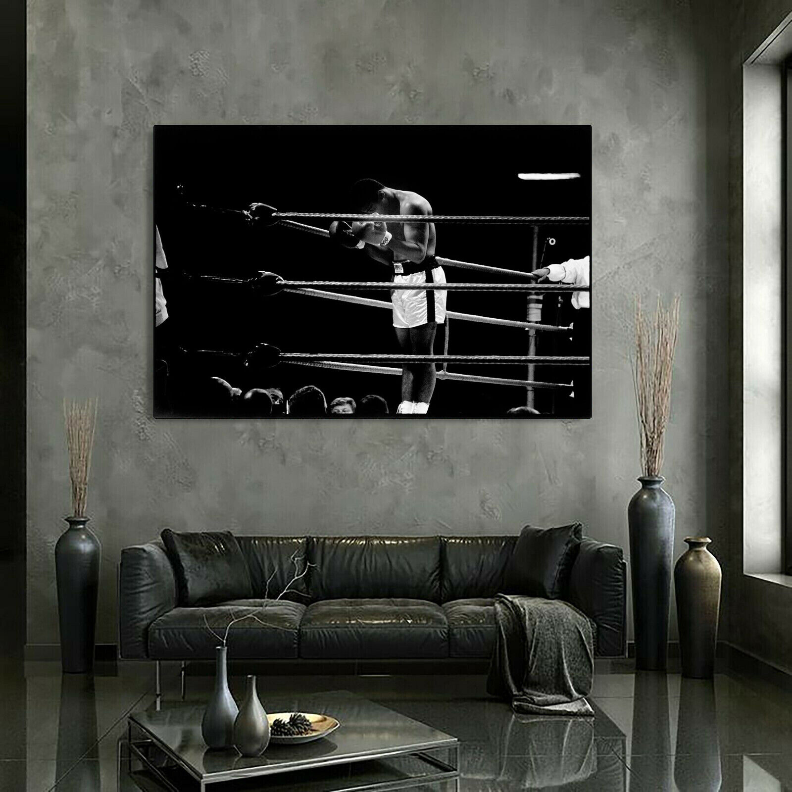 Chess Boxing' Poster, picture, metal print, paint by MAMMIRI ART