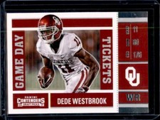2017 Panini Contenders Draft Picks - Game Day Tickets #28 Dede Westbrook rc