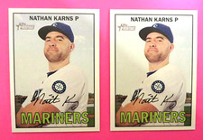 2 - 2016 Topps Heritage, Seattle Mariners - NATHAN KARNS