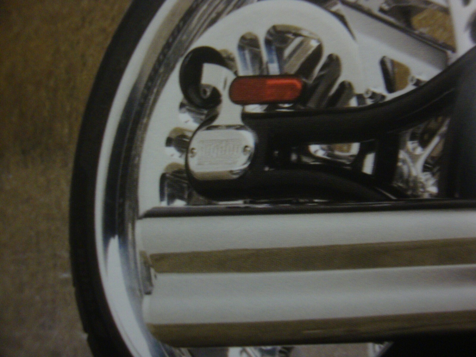 BIG DOG MOTORCYCLES OEM RAW BILLET REAR AXLE COVERS w/ BDM LOGO 200811