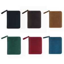 Leather Cover with Pen Slot for 3.5x5.5Inch Pocket Notebook Field Notebook