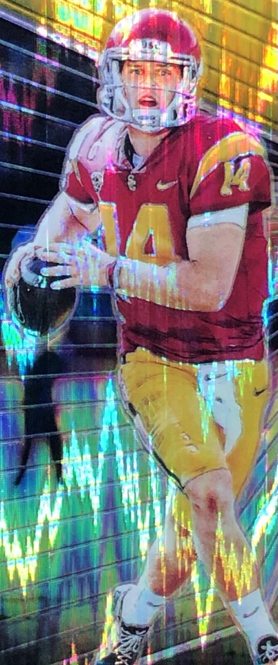 Convención Nacional Panini 2018 VIP Sam Darnold/10 Gold Flash Prizm SSP RC #83 Foto 3 de 4