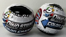 5 SURPRISE In 1 DINO STRIKE COLOR CHANGE BALL Set Of 2 By Zuru Inc.
