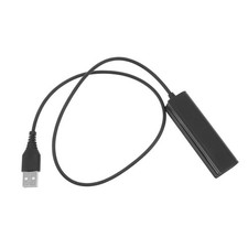 USB Adapter Cable Female RJ9 to USB Plug for Headset Connection Devices