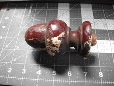 4" POST FINIAL WOOD Newel topper- all dimensions approx. 2 1/2" dia.