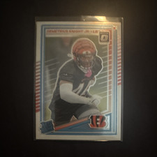 Panini Donruss Optic Rated Rookie #296 Demetrius Knight Jr. Bengals NFL Card. rookie card picture