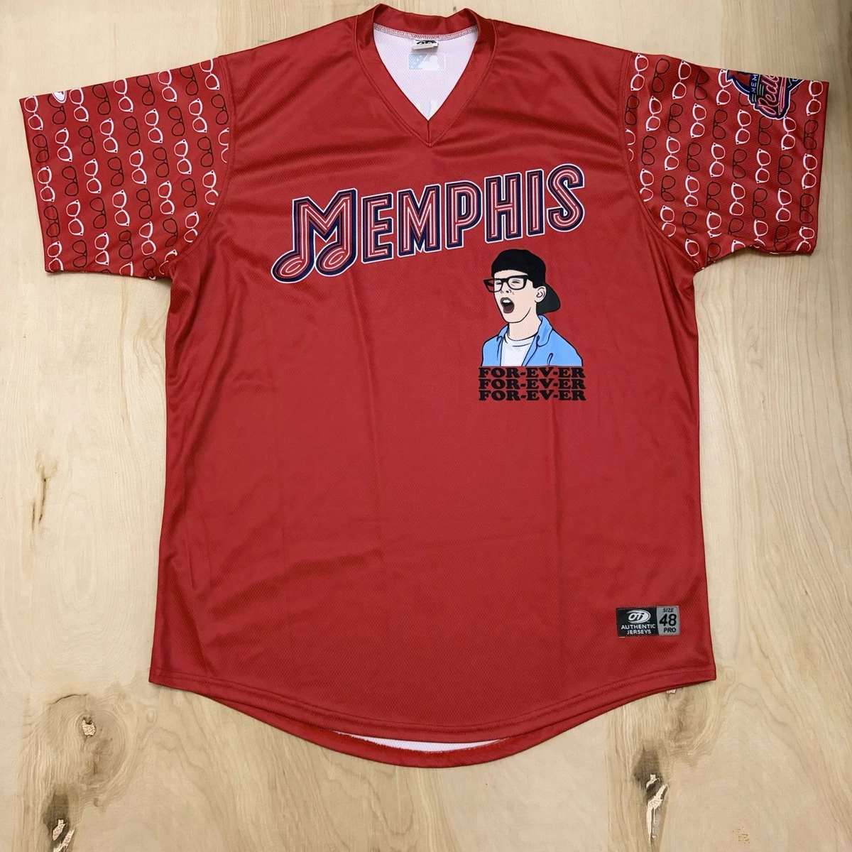 メンフィス レッドバーズ ユニフォーム型シャツ マイナーリーグ Memphis Redbirds Minor League Baseball Fan Apparel and Souvenirs