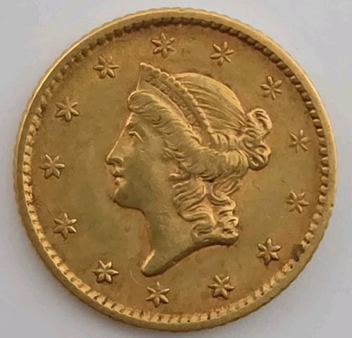 1852-P Gold Dollar — photo from another recent sale