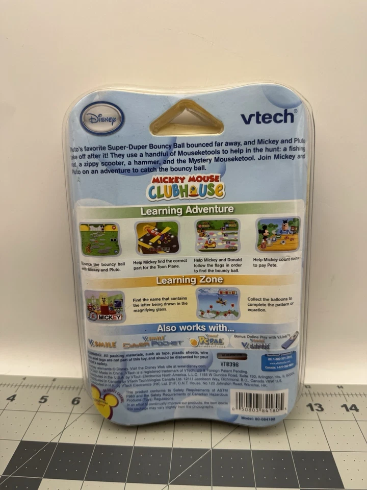 Vtech V Smile Motion Active Learning System Mickey Mouse Club House Ages NIP - Image 2 of 2