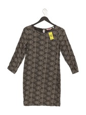 indiska A-Line Midi Dress XS in Black