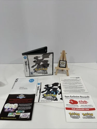 Pokemon White Version Nintendo DS Authentic Case, Manual & Inserts NEW (Other)