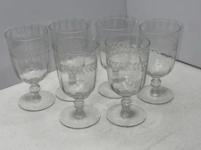 Vintage  Laurel Wreath (Optic) pattern by Glastonbury - Lotus Iced Tea Glasses