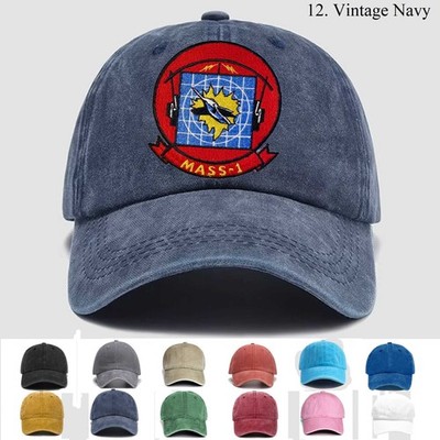 Customized Personalization Embroidered Hat Mass-1 Squadron, Trucker Hat, Gift