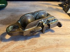 Antique Brass Double Pulley Snatch Block Maritime Naval Industrial 19th C