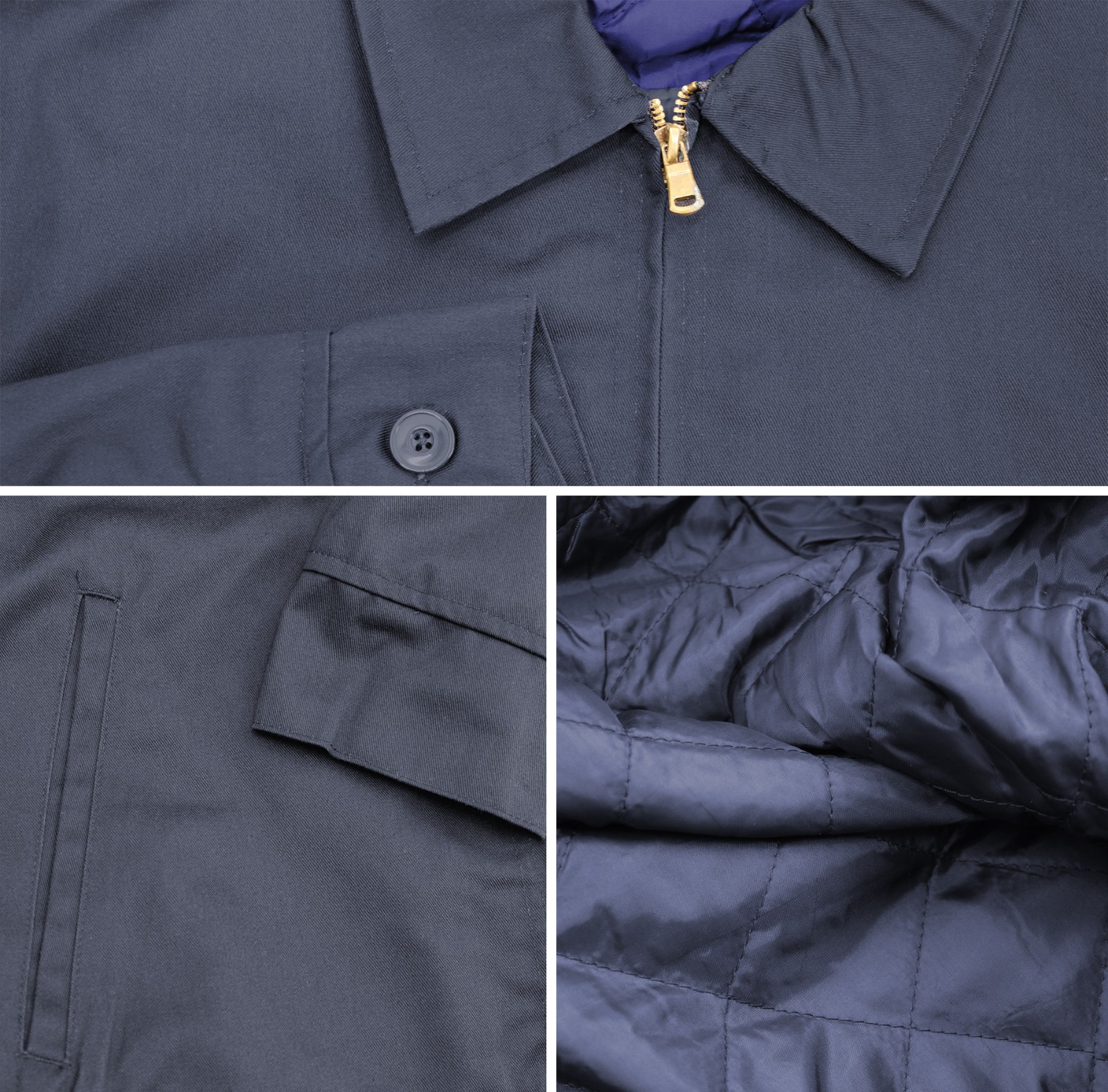 Men's Waist Length Eisenhower Ike Lined Insulated Classic Workwear Jacket
