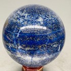 Natural Lapis lazuli Sphere Quartz Crystal Ball Reiki Healing 1040G — photo 4