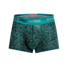 Unico Boxer Short Suspensor Cup DENDRITA Microfiber Men's Underwear