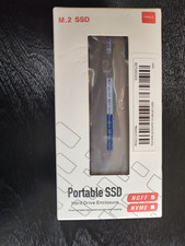 M.2 NGFF/SATA Portable SSD Enclosure Type-C3.1 USB-C