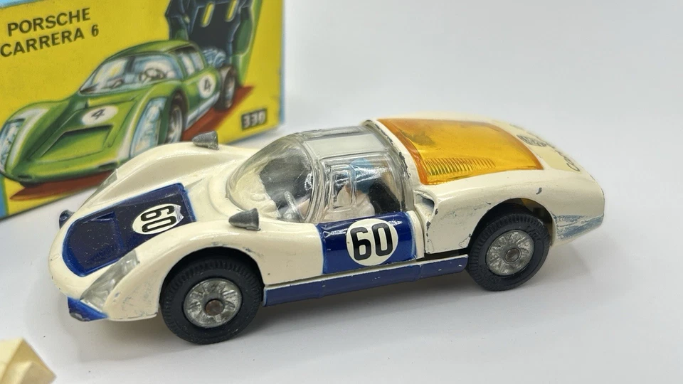 Corgi Toys 330 Porsche Carrera 6 Diecast Car – w/ ORIGINAL BOX – Vintage 1967 - Image 3 of 4