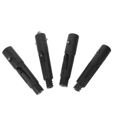 4 Pcs Broom Handle Replacement Threaded Tip Mop Pole Extension Adapter