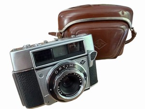 Agfa Optima 35mm Film Camera Color-Apotar S Compur Film Tested + Leather Case..
