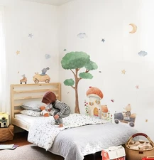 Vinyl Wall Stickers Child's Bedroom Decor Playroom Removeable Reposition Decals