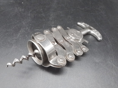 Zig Zag Korkenzieher,Scherenkorkenzieher,Bar Opener,Flaschenöffner,Vintage