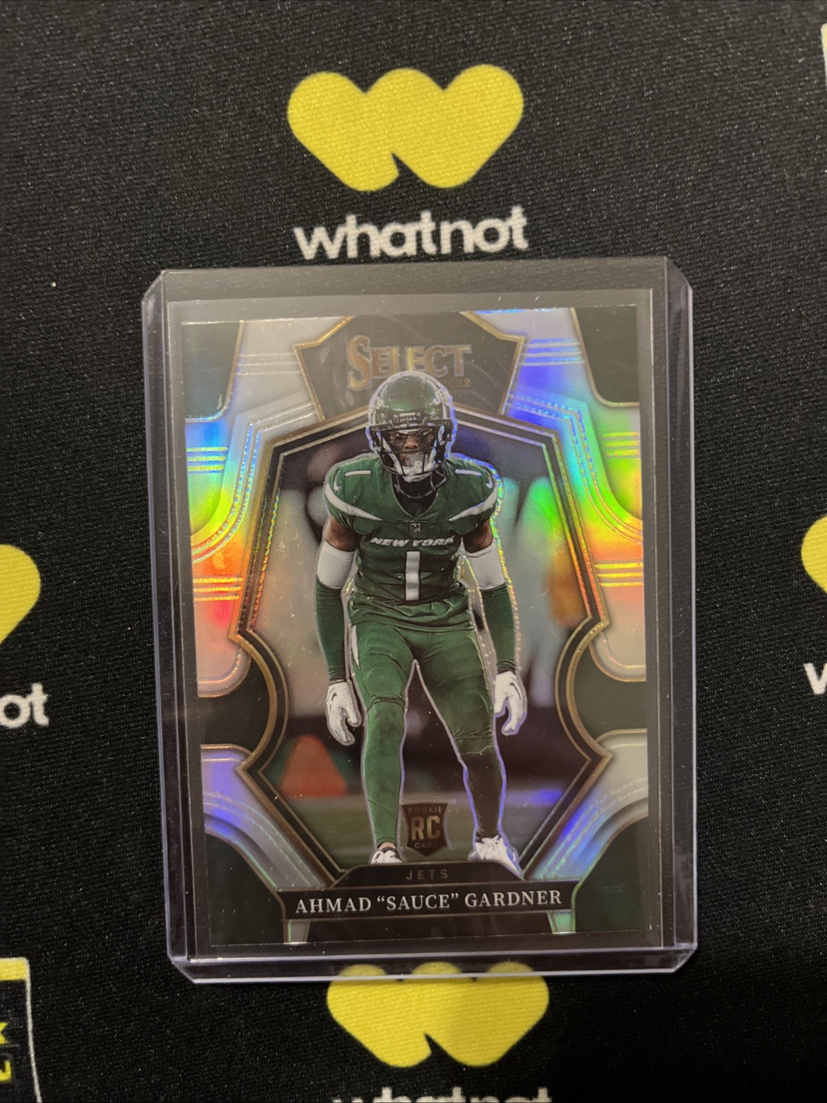 2022 Ahmad Sauce Gardner Rookie Panini Select Premier Silver Prizm #177 Jets RC