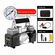 Heavy Duty Electric Car Tyre Inflator 150PSI Portable Air Compressor Pump 50L/mi