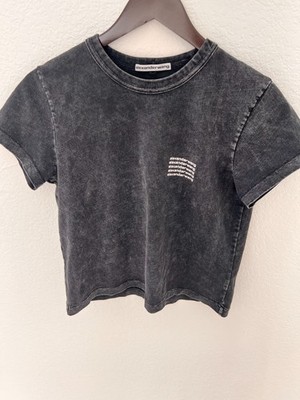 Alexander Wang  Acid Wash Logo T-shirt