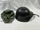 WWII ORIGINAL SWISS HELMET M-18/40 STEEL COMBAT HELMET LEATHER LINER — photo 8